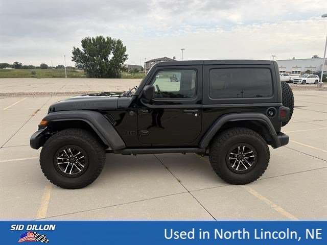 Used 2025 Black Clear Coat Jeep Sport image 2