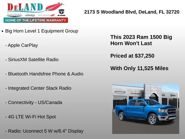 Used 2023 Blue Ram Big Horn/Lone Star image 24