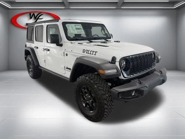New 2026 Bright White Clear-Coat Exterior Paint Jeep Willys image 3