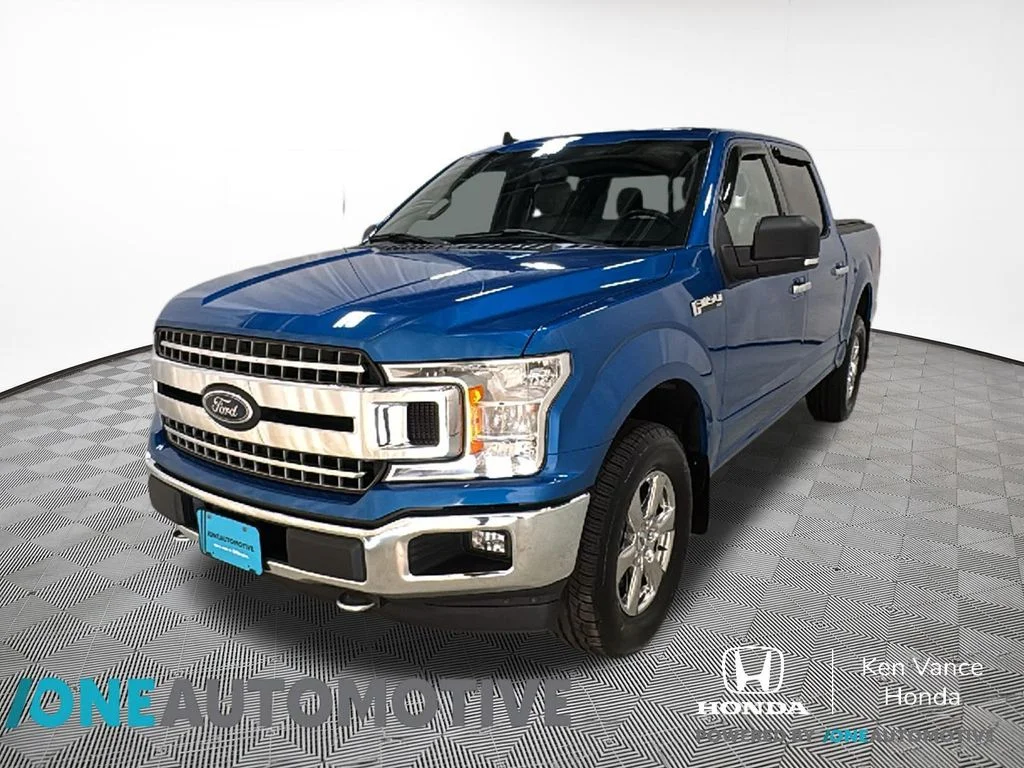 Used 2019 Blue Metallic Ford XLT image 1