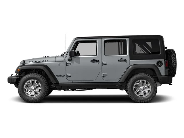 Used 2016 Billet Silver Metallic Clearcoat Jeep Rubicon Hard Rock image 3