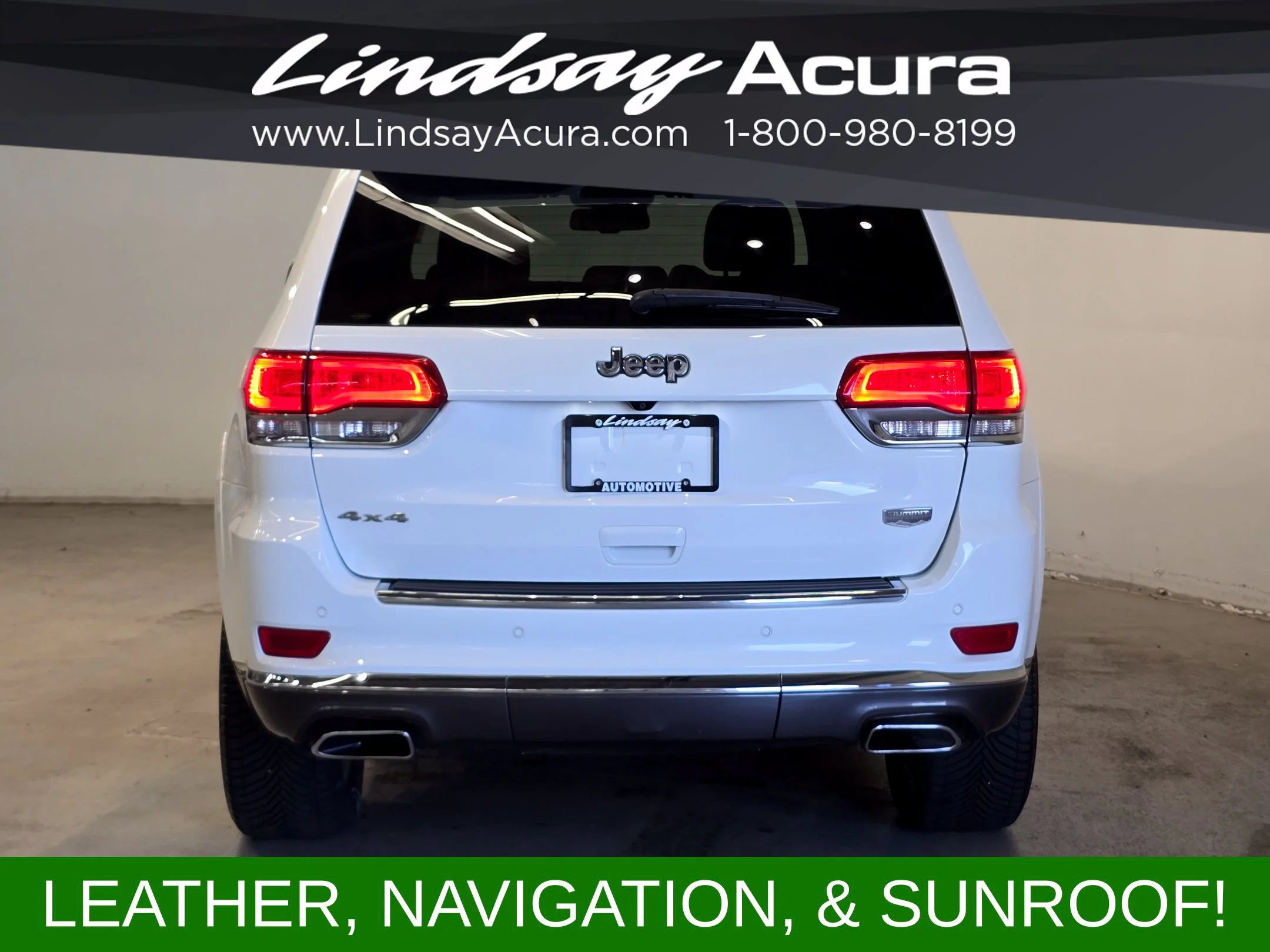 Used 2015 Bright White Clearcoat Jeep Summit image 6