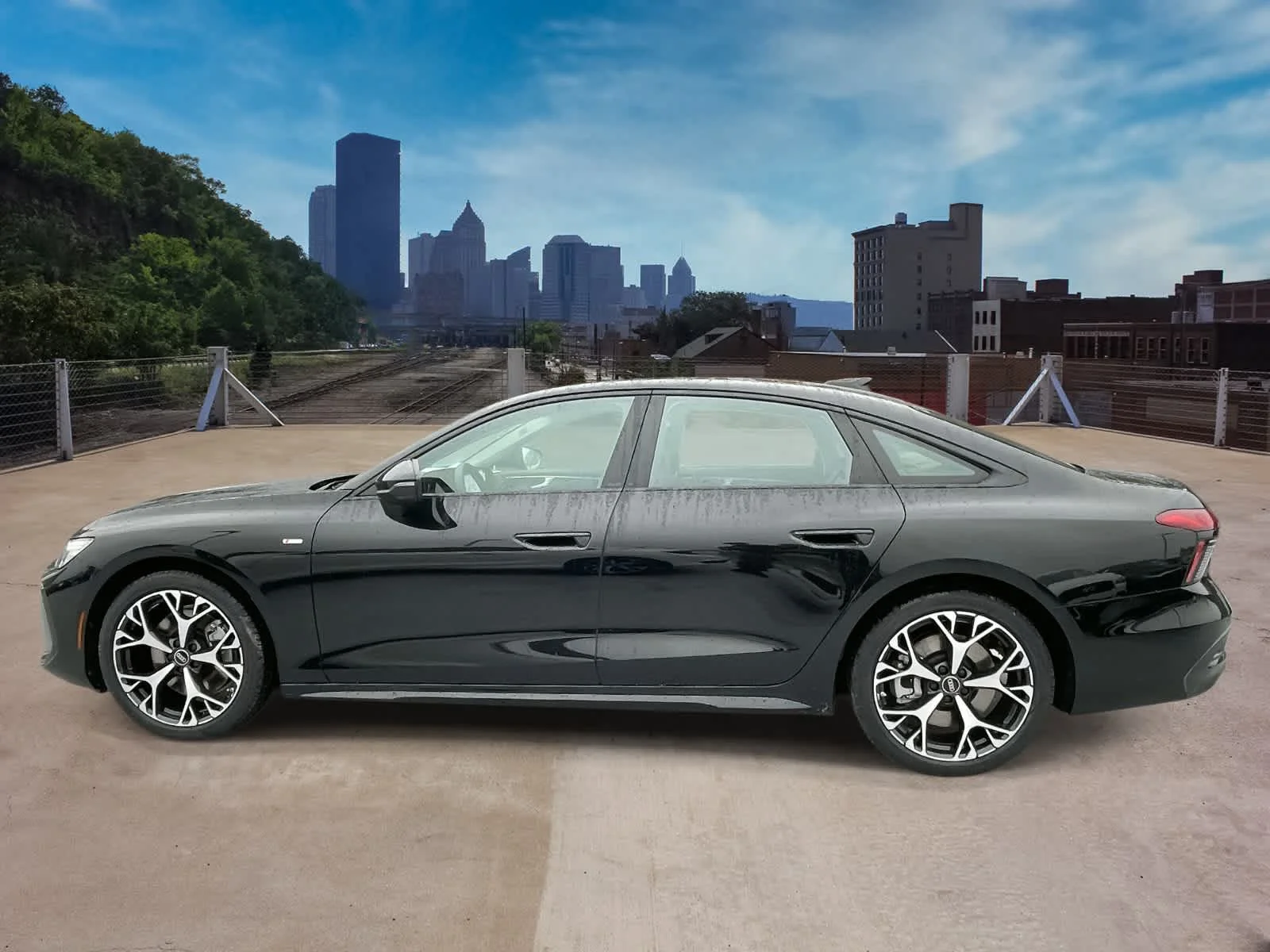 New 2026 Mythos Black Metallic Audi Premium Plus image 6