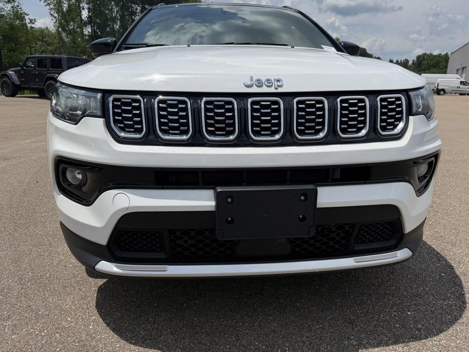 Used 2025 Bright White Clearcoat Jeep Limited image 22