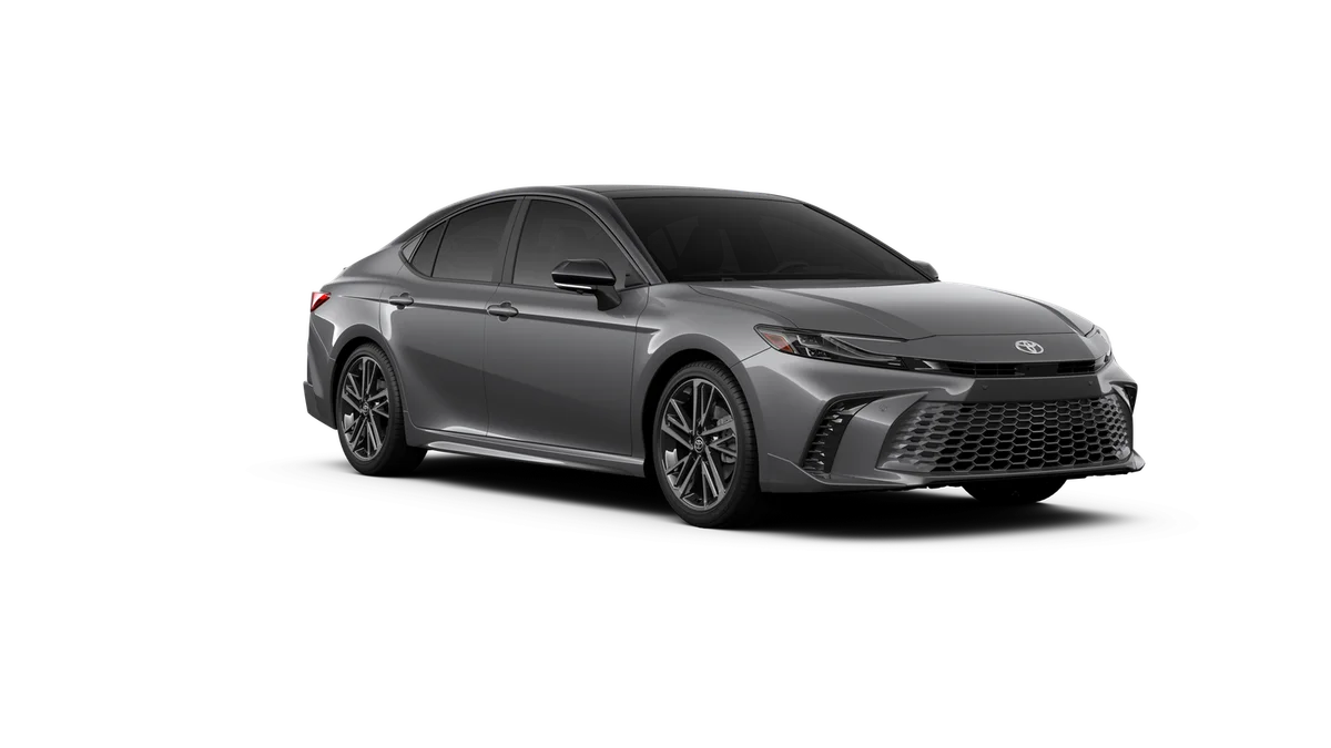 New 2026 Heavy Metal with Midnight Black Metallic roof Toyota XSE image 15