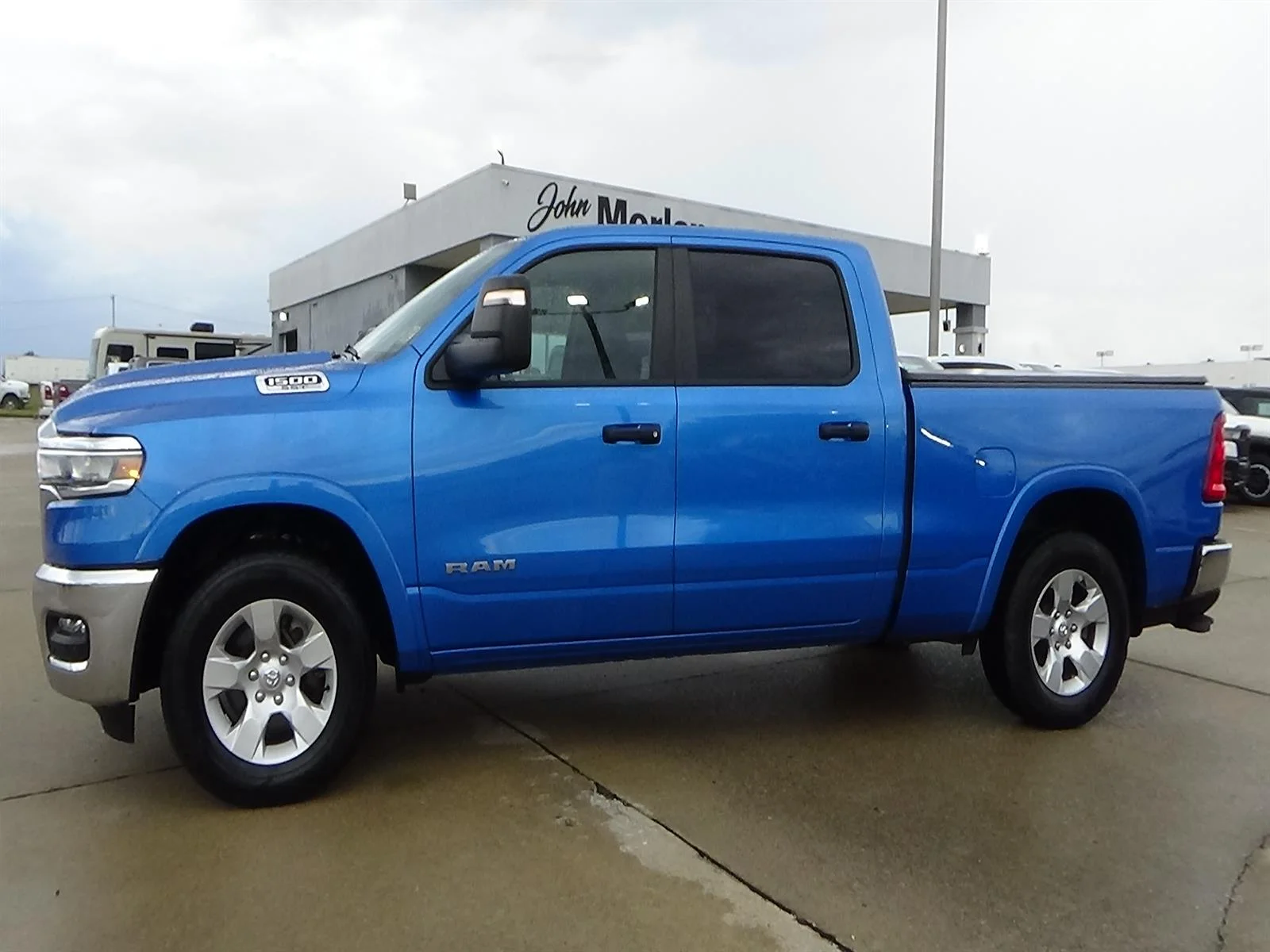 Certified Used 2025 Hydro Blue Pearl Coat (pbj) RAM Big Horn image 1