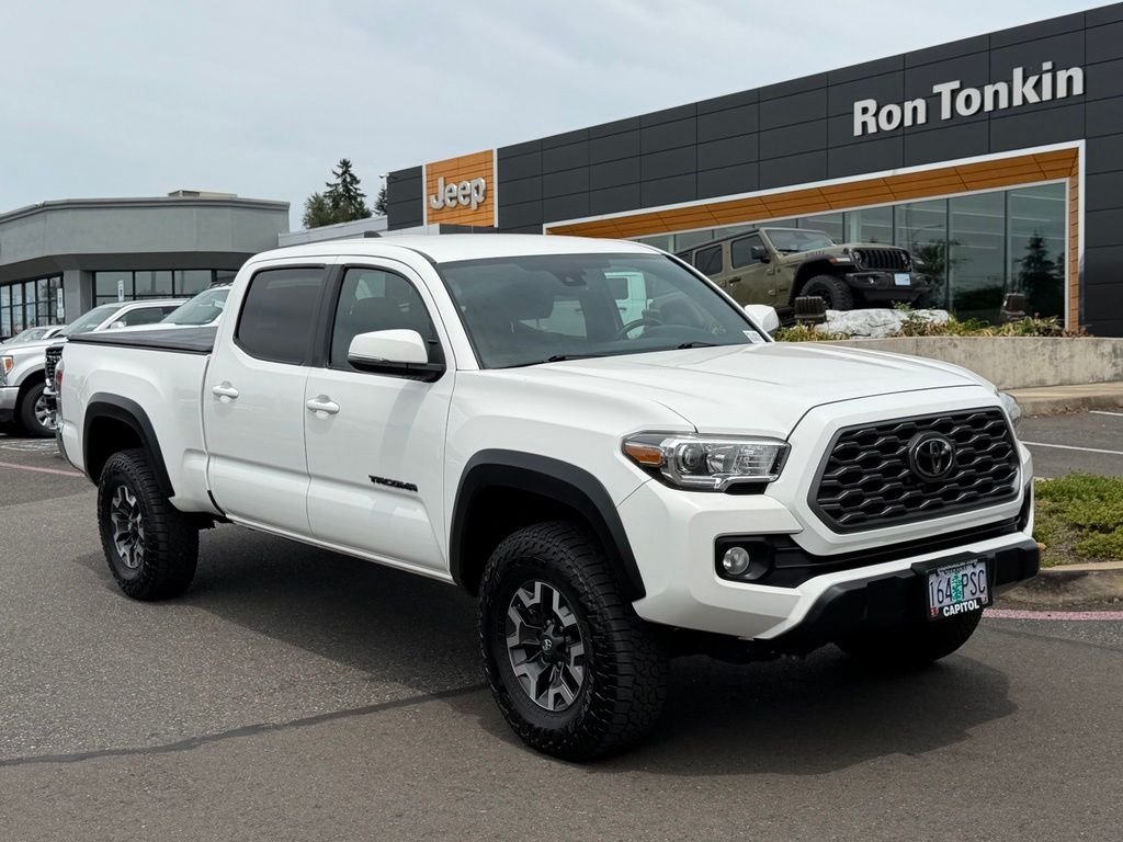 Used 2021 Super White Toyota TRD Off-Road image 1