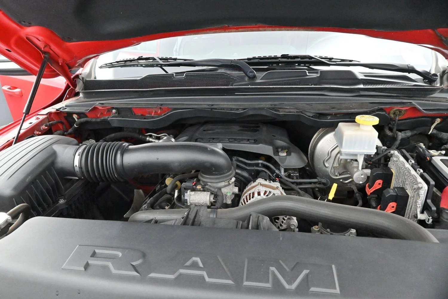 Used 2019 Flame Red Ram Rebel image 32