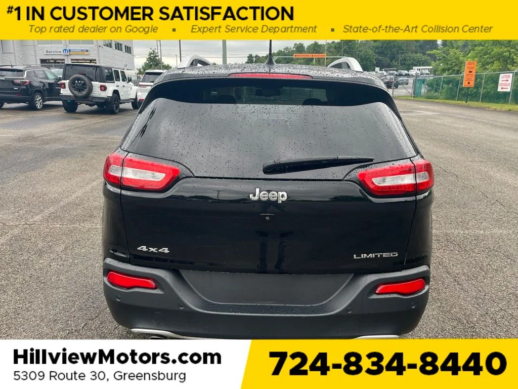 Used 2018 Diamond Black Jeep Limited image 5