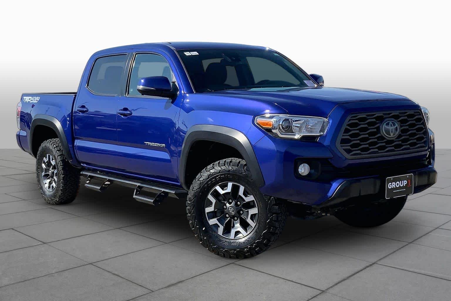 Used 2022 Blue Crush Metallic Toyota TRD Off Road image 3
