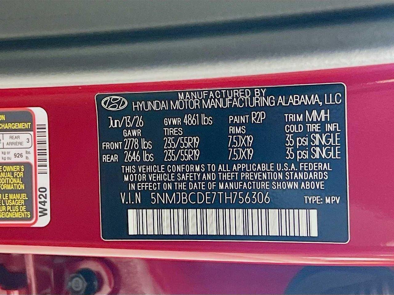 New 2026 Ultimate Red Hyundai SEL Plus AWD image 20