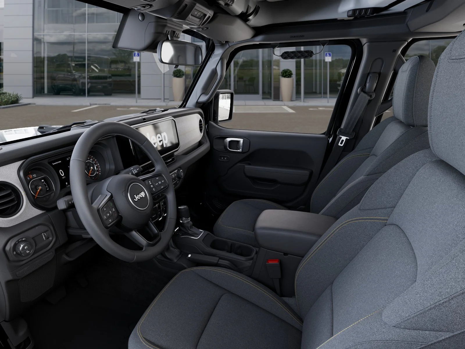 New 2026 Black Clear-Coat Exterior Paint Jeep Sport S image 47