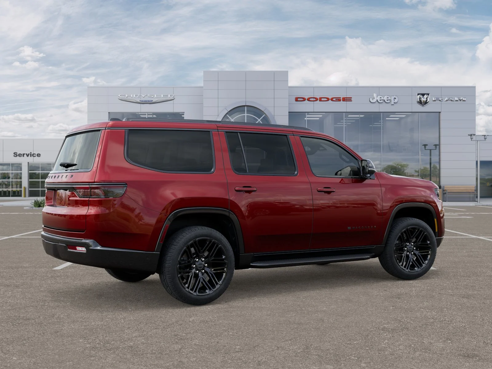 New 2025 Velvet Red Pearl-Coat Exterior Paint Jeep Series II Carbide image 2