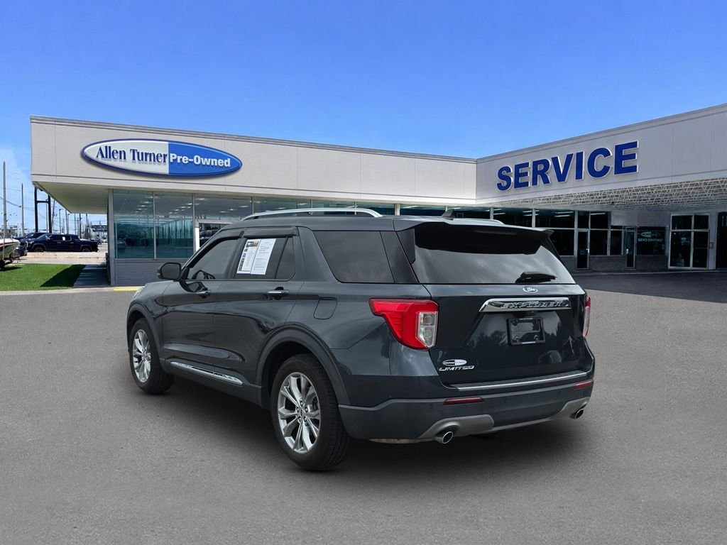 Used 2022 Stone Blue Metallic Ford Limited image 6