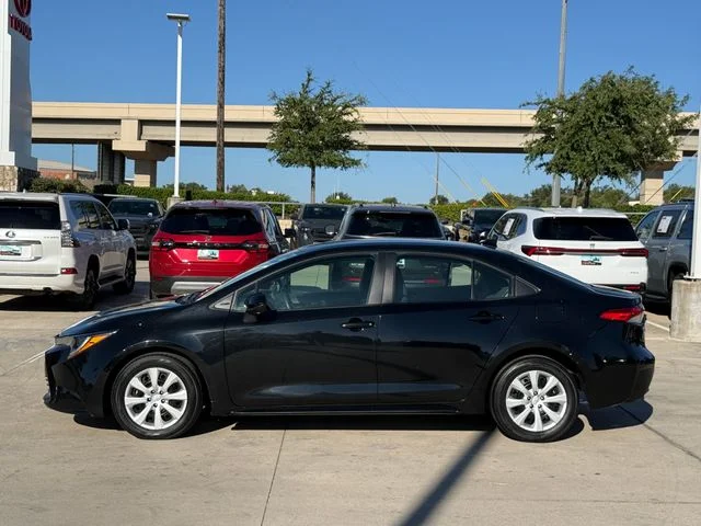 Certified Used 2024 MIDNIGHT BLACK METAL Toyota LE image 9