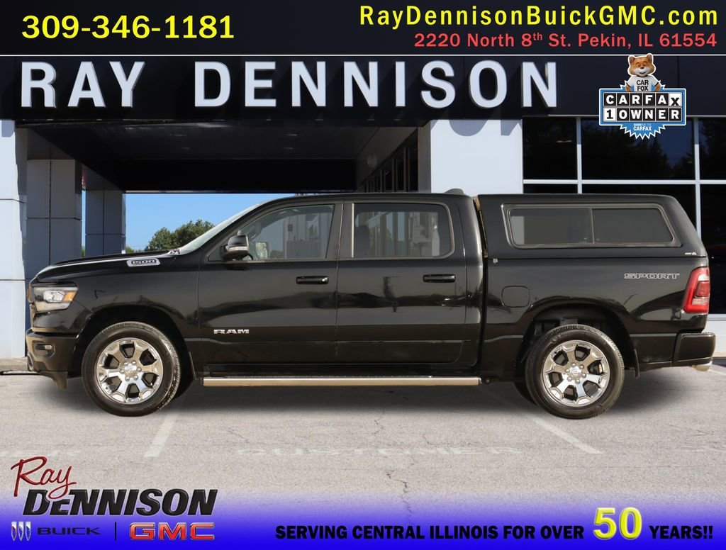 Used 2022 Diamond Black Crystal Pearlcoat Ram Big Horn image 4