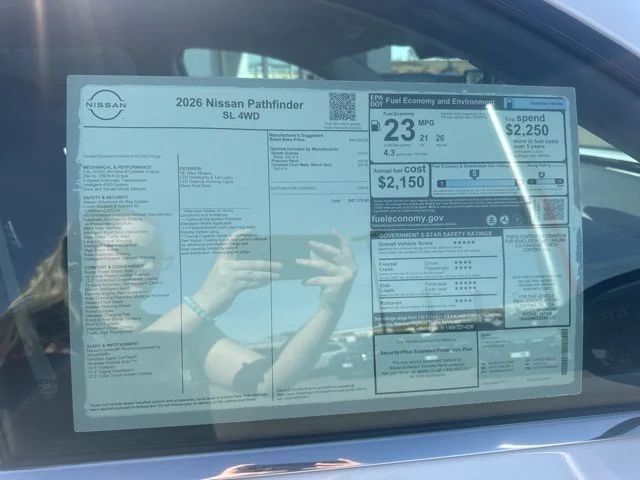 New 2026 Everest White Pearl TriCoat Nissan SL image 36