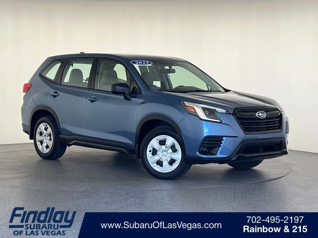 Certified Used 2023 Blue Subaru Base image 1