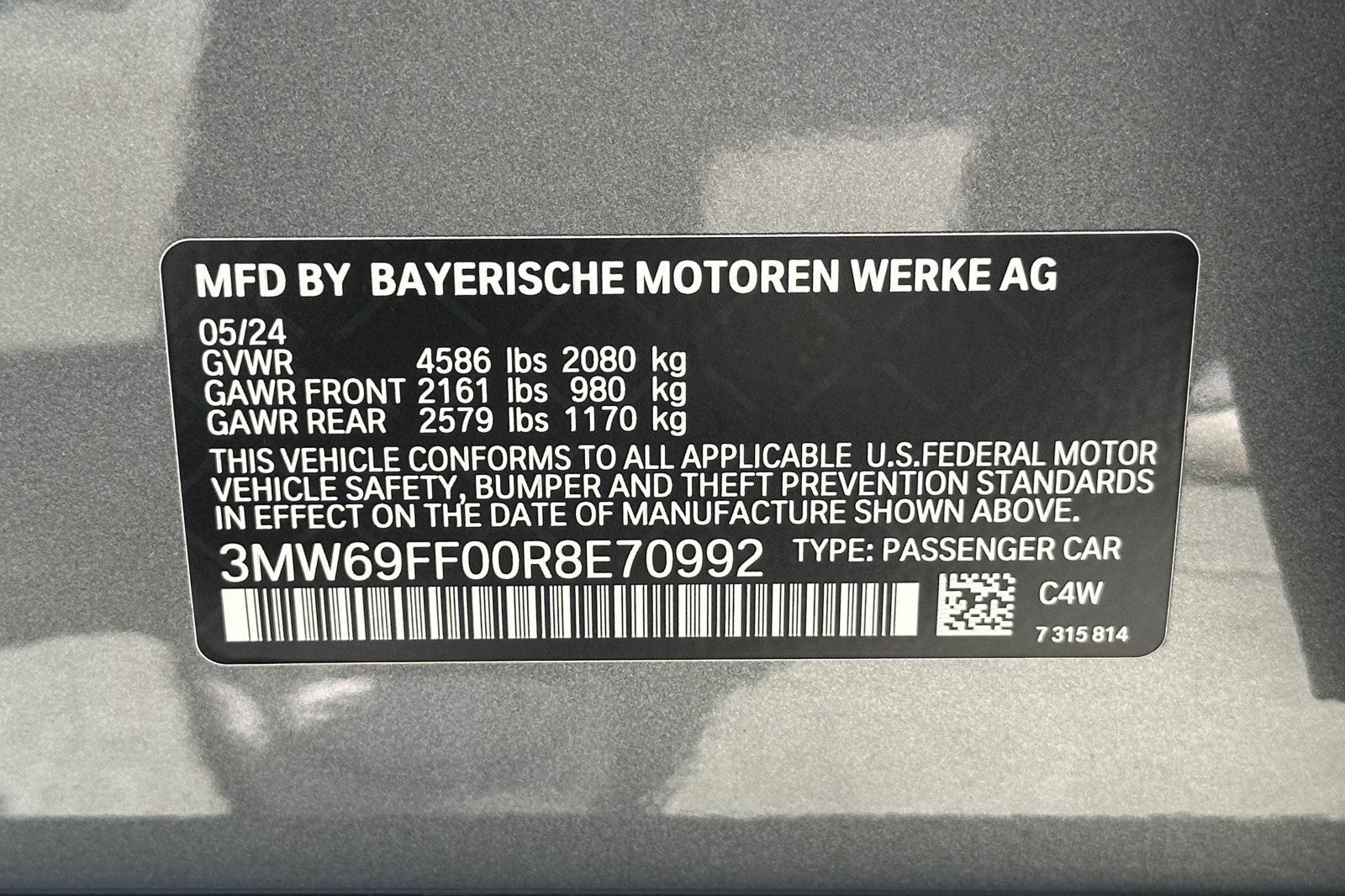 Used 2024 Skyscraper Grey Metallic BMW 330i image 26