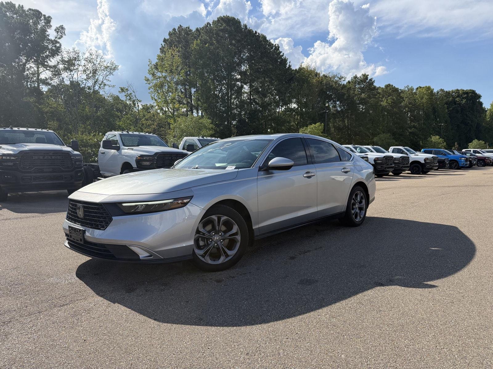 Used 2024 Solar Silver Metallic Honda EX image 15