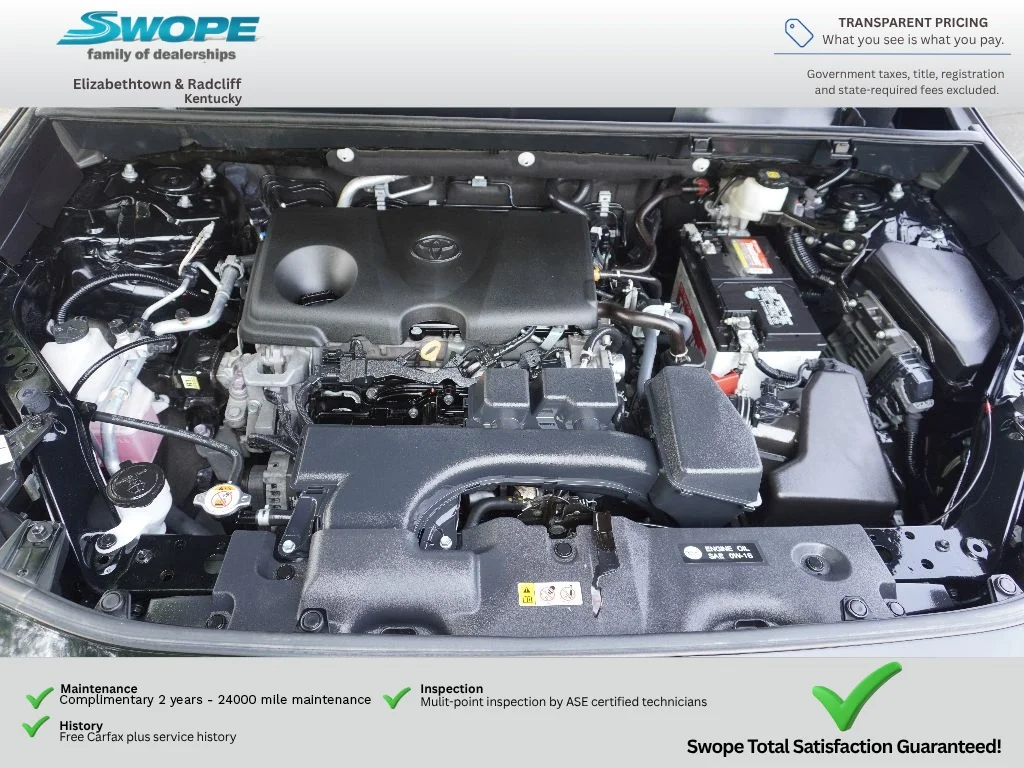 Used 2024 Midnight Black Metallic Toyota XLE image 27