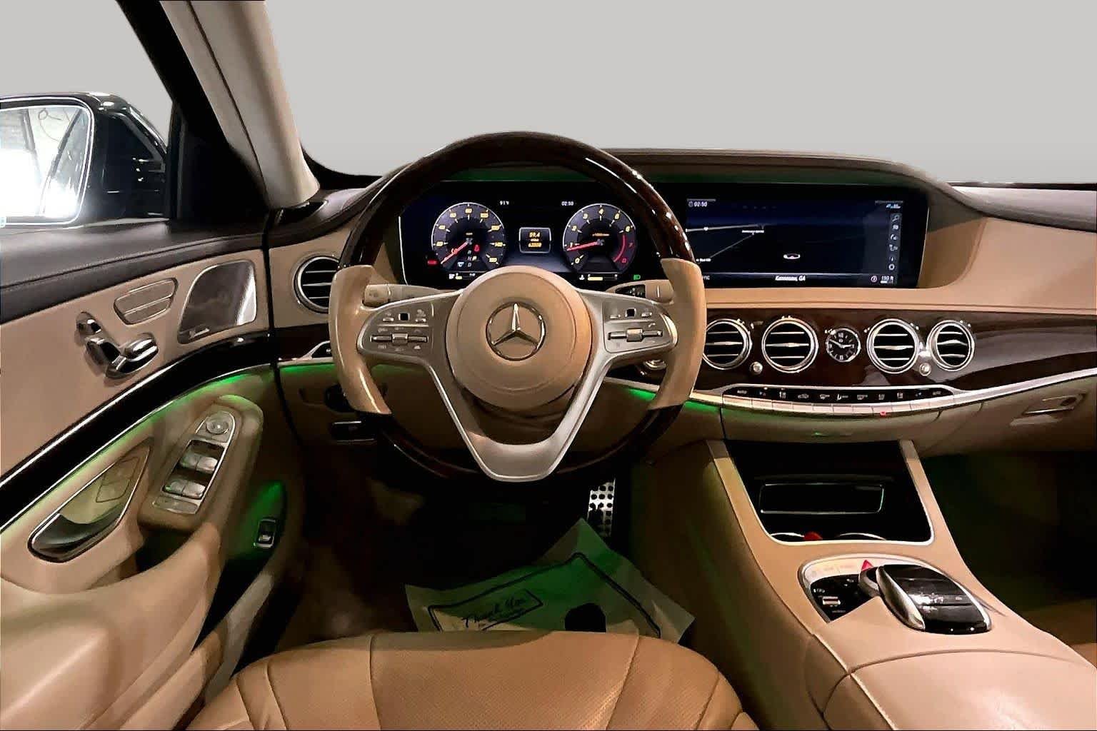 Used 2020 Emerald Green Metallic Mercedes-Benz S 450 image 6