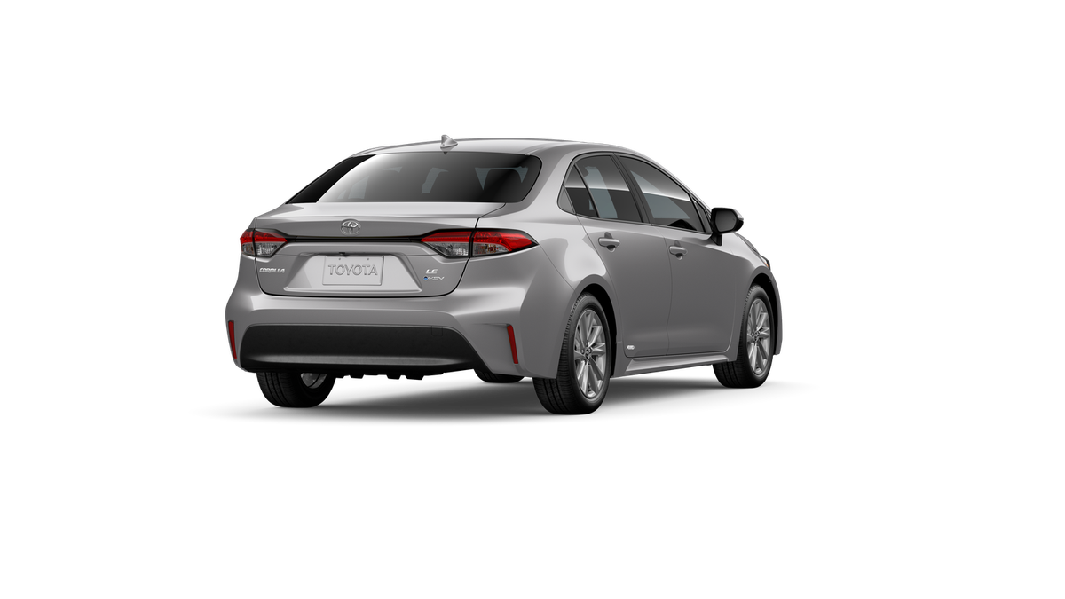 New 2027 Classic Silver Metallic Toyota Hybrid LE image 9