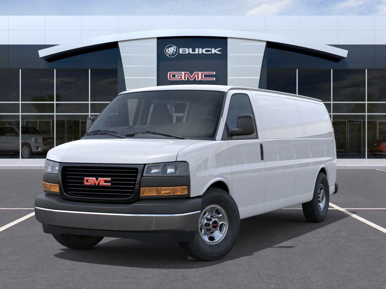 New 2026 Summit White GMC Work Van image 6