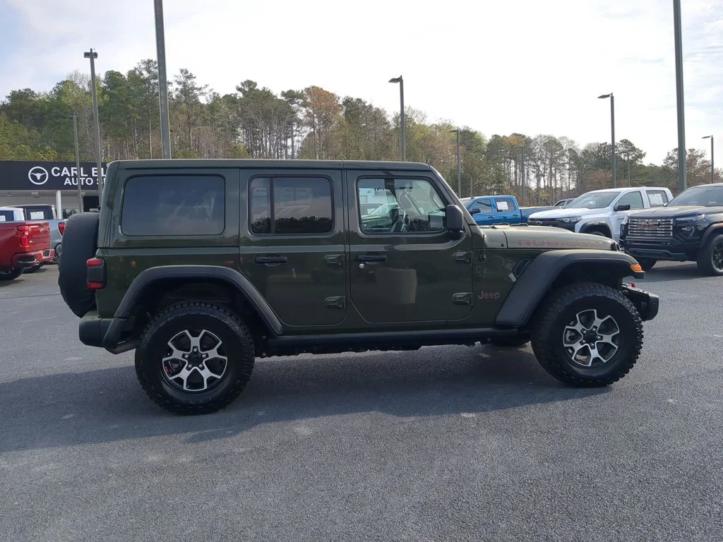 Used 2021 Sarge Green Clearcoat Jeep Unlimited Rubicon image 4