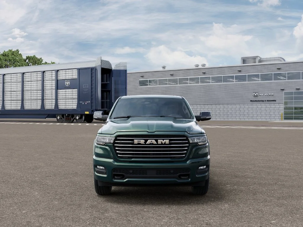 New 2027 Serrano-Green Metallic Exterior Paint RAM Laramie image 6