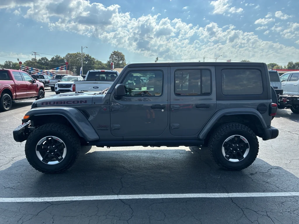 Used 2021 Sting Gray Clearcoat Jeep Unlimited Rubicon image 8