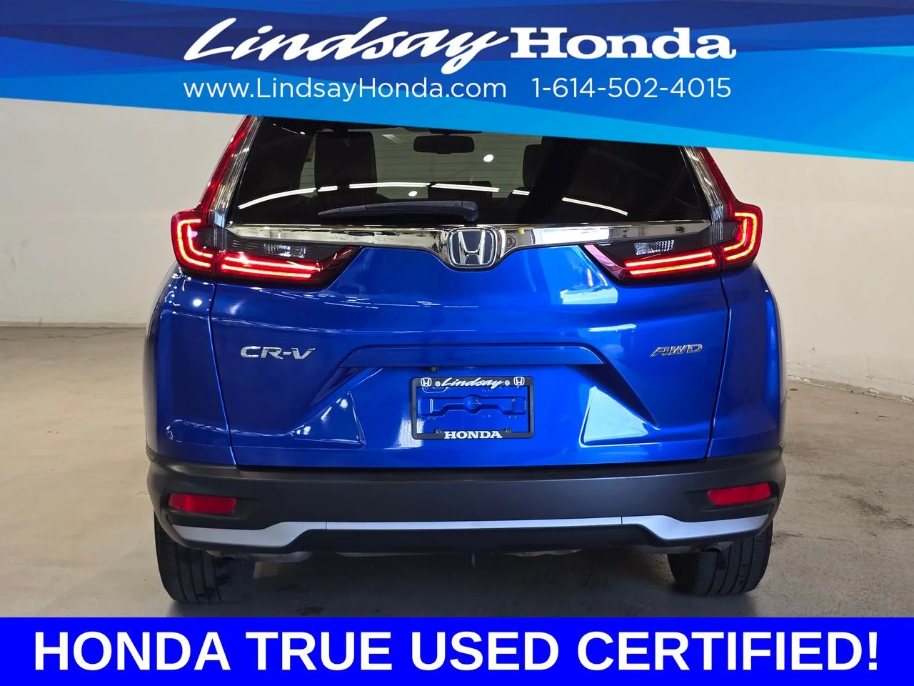 Certified Used 2020 Aegean Blue Metallic Honda EX-L image 5