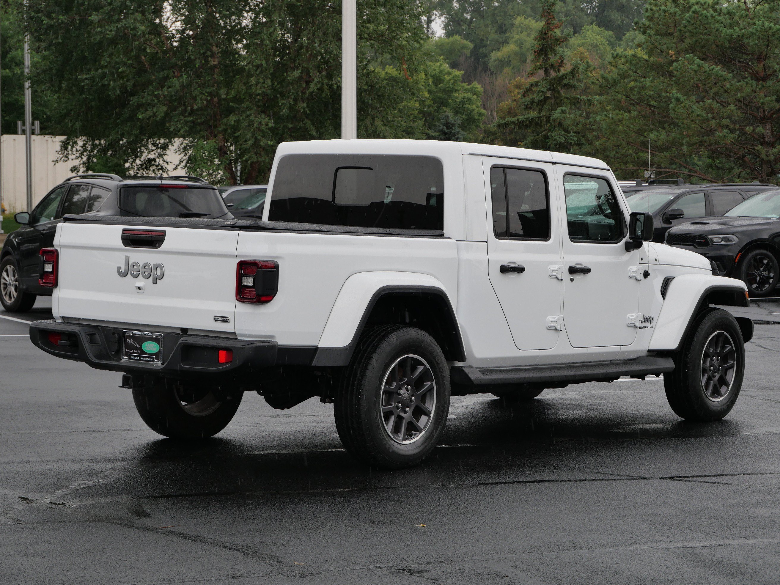 Used 2022 Bright White Clearcoat Jeep Overland image 5