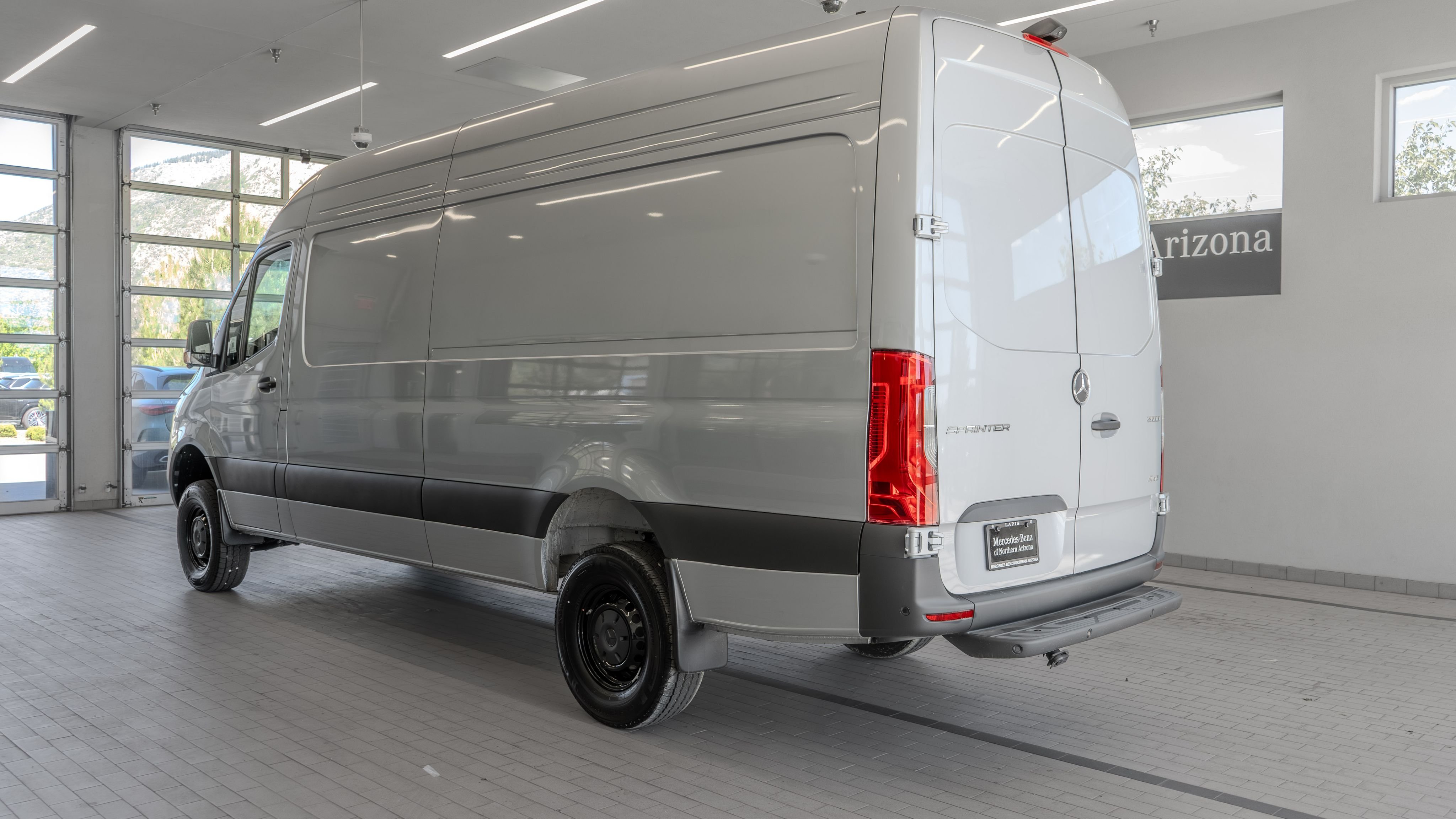 New 2025 High-tech silver metallic Mercedes-Benz Cargo 170 WB image 13