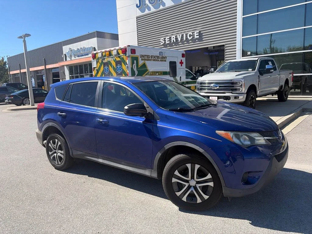 Used 2015 Blue Crush Metallic Toyota LE image 2