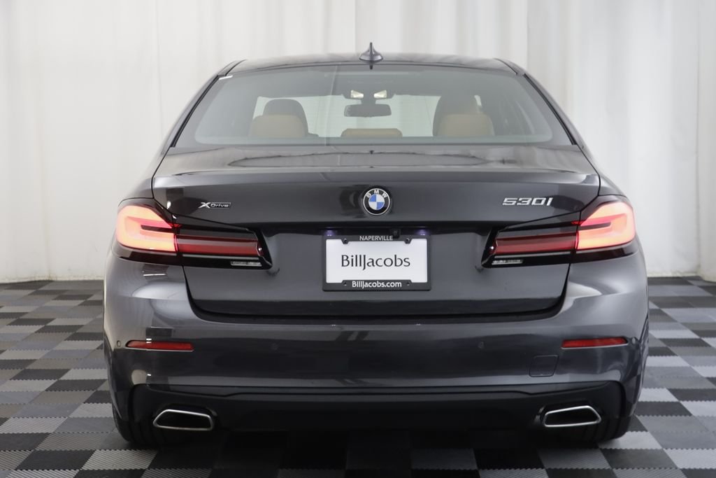 Certified Used 2023 Dark Graphite Metallic BMW 530i xDrive image 16