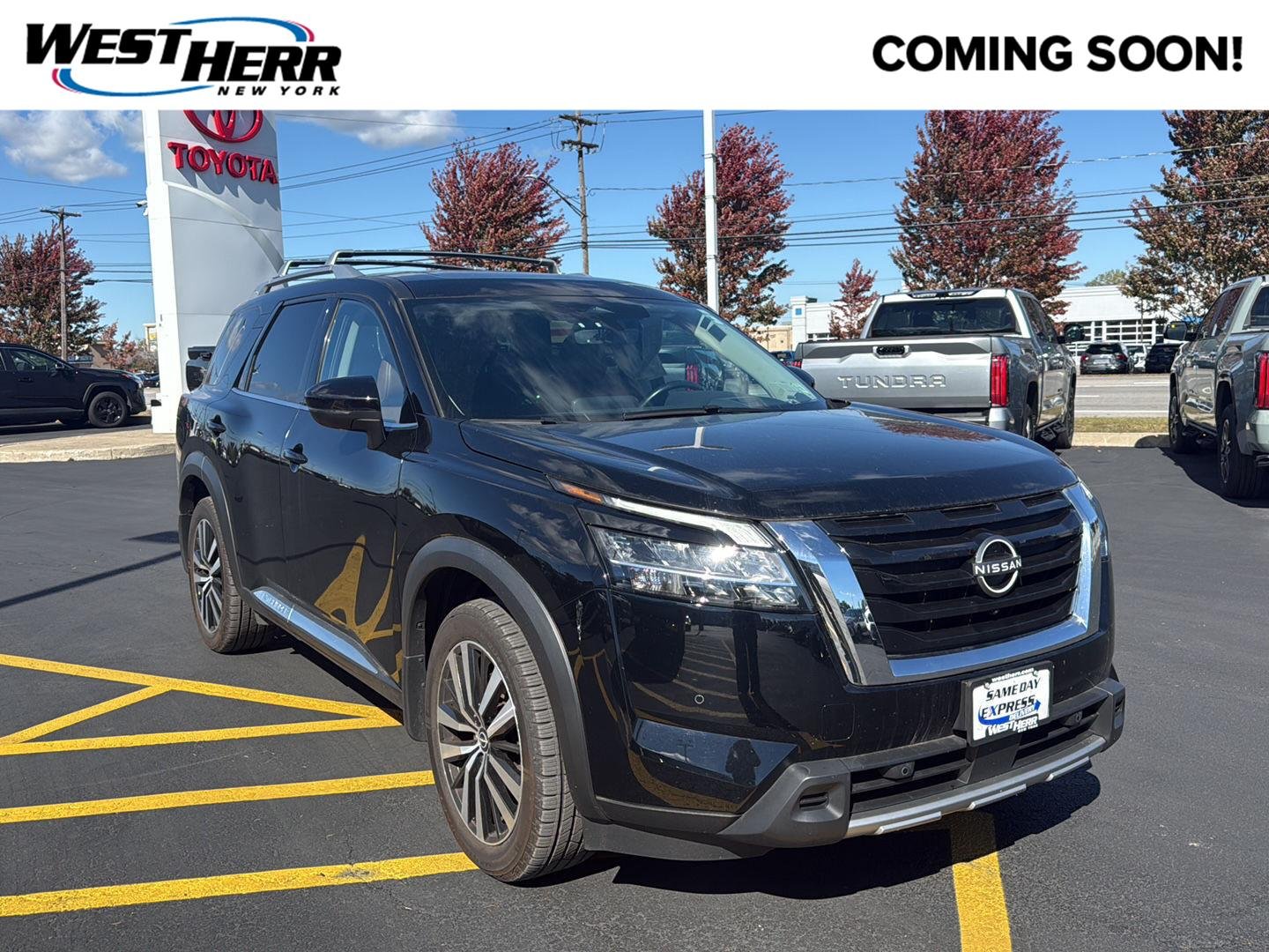 Used 2024 Super Black Nissan Platinum image 1