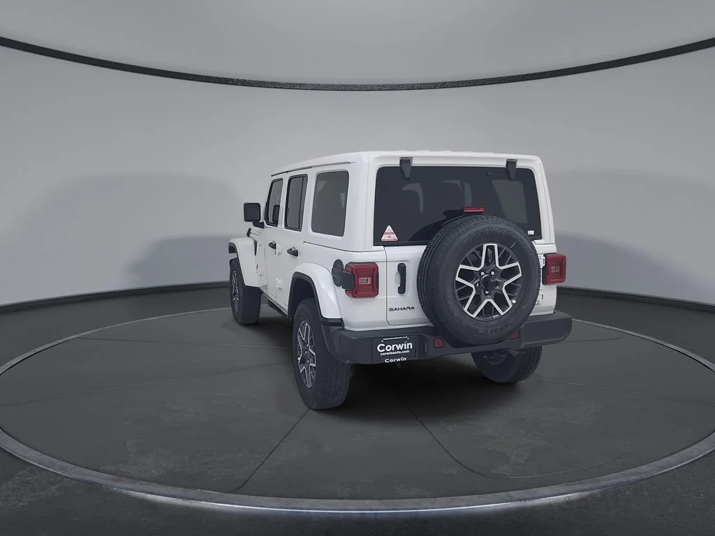 New 2026 Bright White Clear-Coat Exterior Paint Jeep Sahara image 10