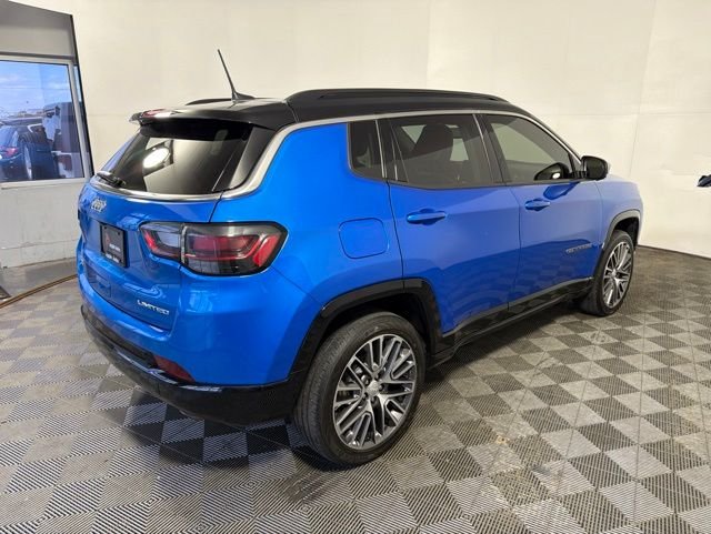 Certified Used 2022 Blue Jeep Limited image 8