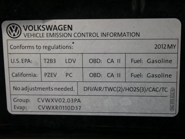 Used 2012 Deep Black Pearl Metallic Volkswagen 2.0T Turbo image 27