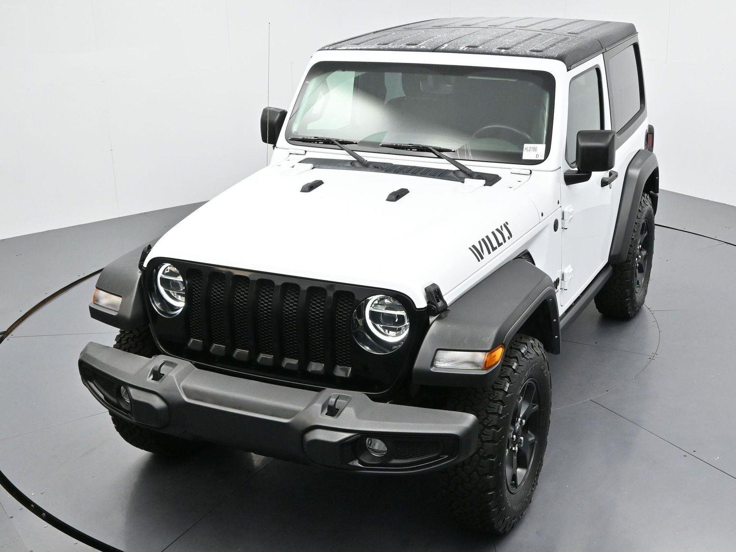 Used 2022 Bright White Clearcoat Jeep Willys image 36