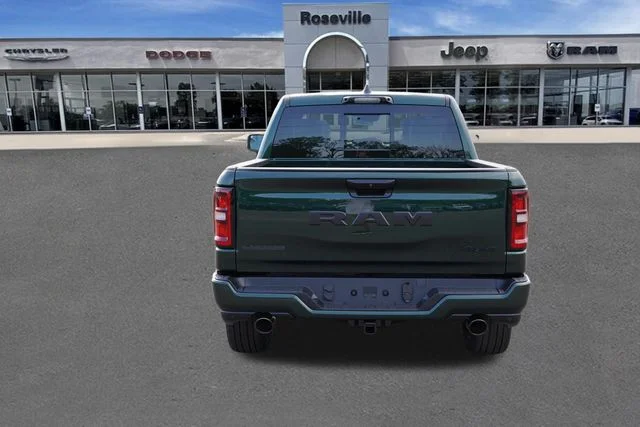 New 2026 Serrano-Green Metallic Exterior Paint RAM Laramie image 4