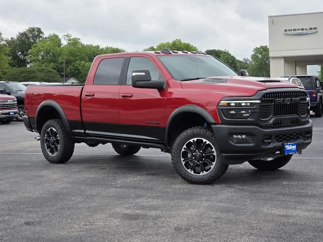 New 2026 Molten Red Pearl-Coat Exterior Paint RAM Rebel image 2