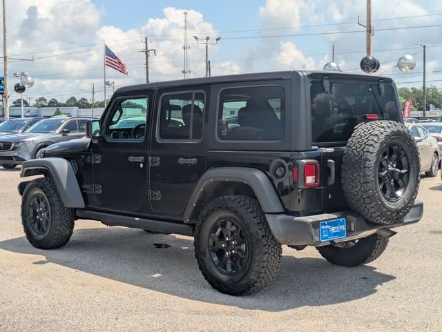 Used 2022 Black Jeep Unlimited Willys image 3