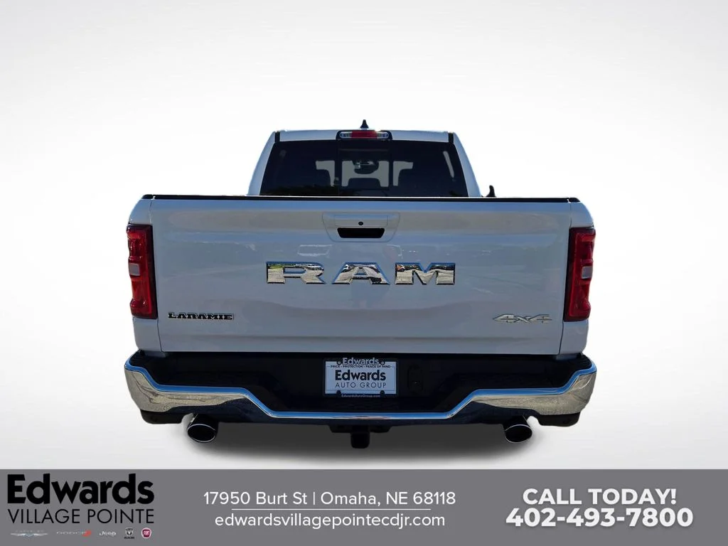 New 2026 Bright White Clear-Coat Exterior Paint RAM Laramie image 4
