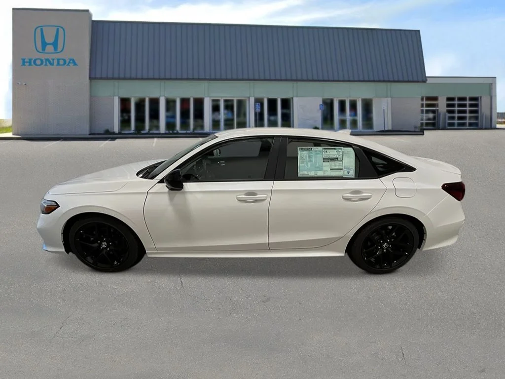 New 2025 Platinum White Pearl Honda Sport image 2