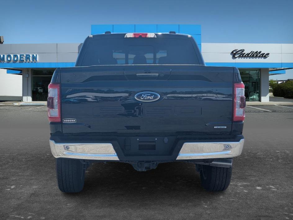 Used 2023 Antimatter Blue Metallic Ford LARIAT image 4
