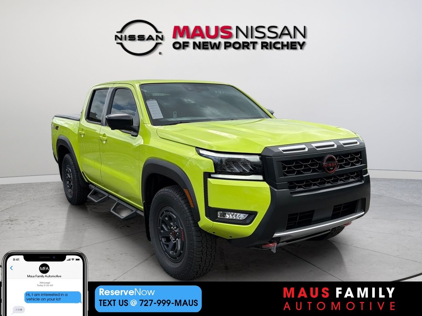 New 2026 Yellow Nissan PRO-4X image 1
