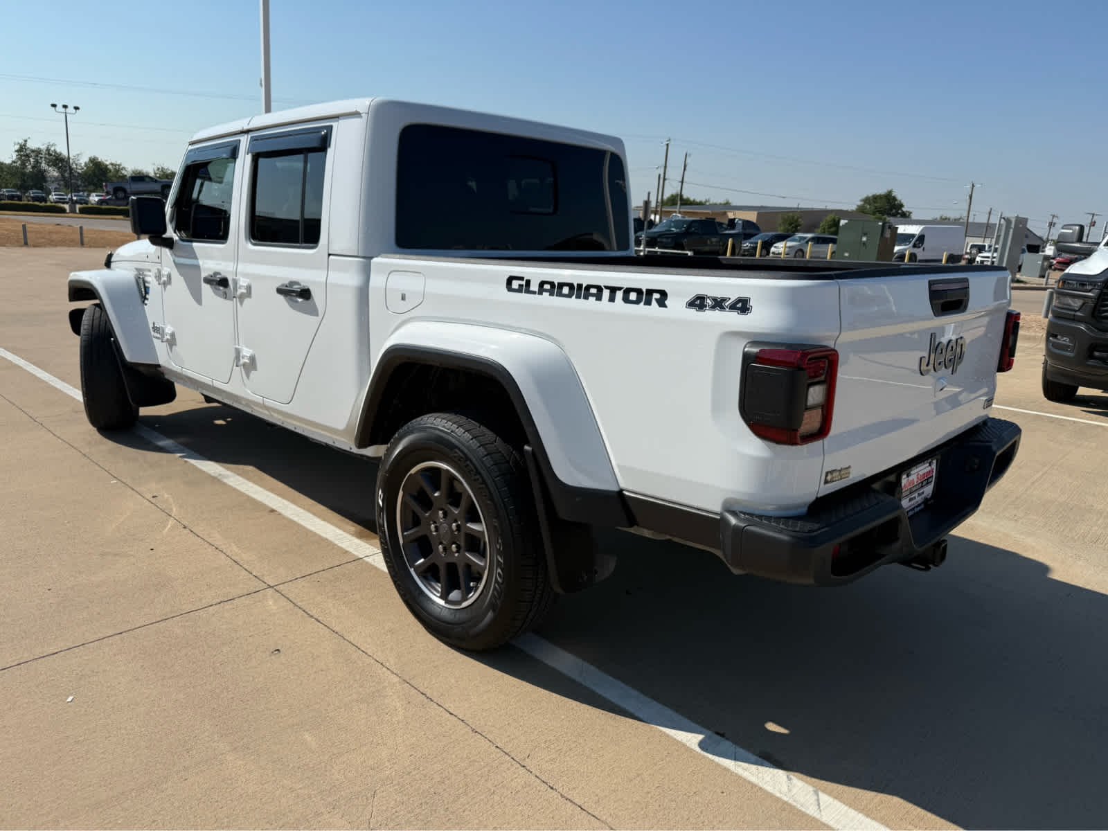 Used 2021 Bright White Clearcoat Jeep Overland image 8