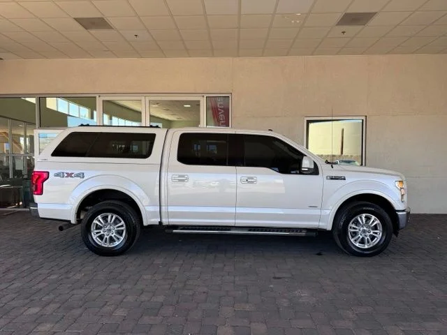 Used 2016 White Platinum Clearcoat Metallic Ford Lariat image 6